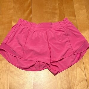 lululemon athletica Vibrant Pink Athletic Shorts
